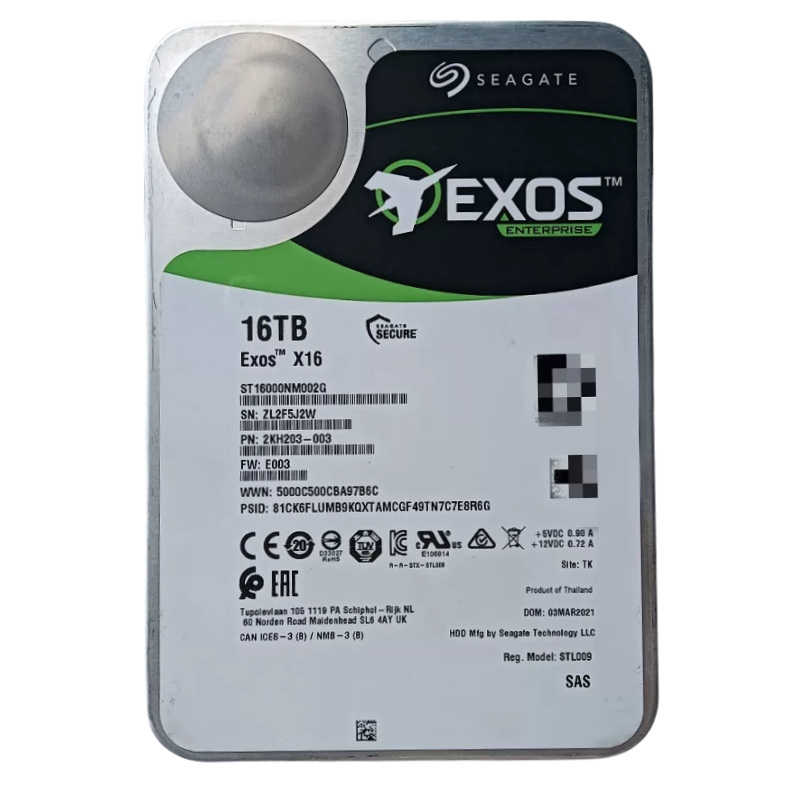 16TB 服务器  机械硬盘 3.5寸 SAS接口